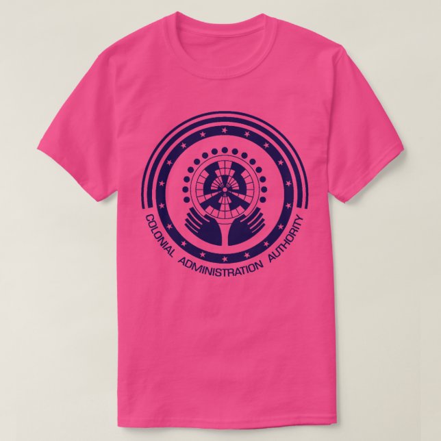 Camiseta Autoridad de administración colonial (Diseño del anverso)
