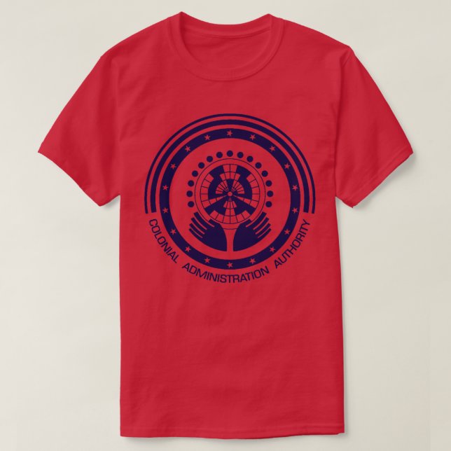 Camiseta Autoridad de administración colonial (Diseño del anverso)