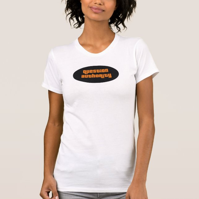 Camiseta Autoridad de la pregunta (Anverso)