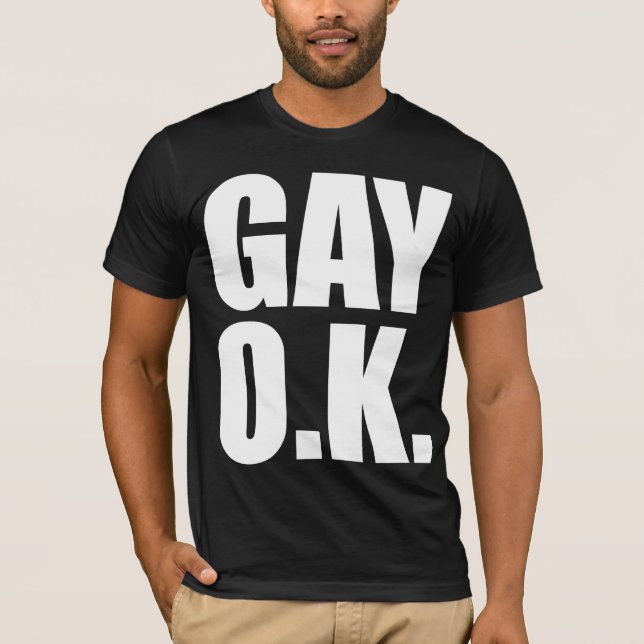 CAMISETA AUTORIZACIÓN DEL GAY (Anverso)