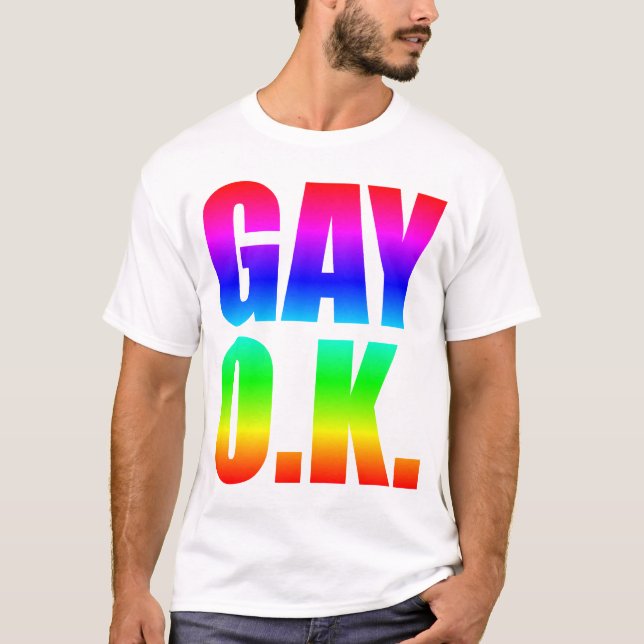 CAMISETA AUTORIZACIÓN DEL GAY (Anverso)