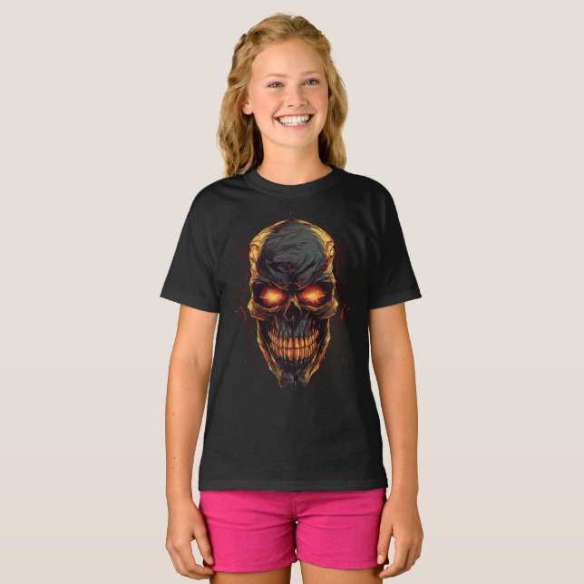 Camiseta Autorización demoníaca (Anverso completo)