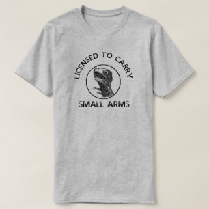 Camiseta Autorizado para llevar el Tyrannosaurus de Trex de