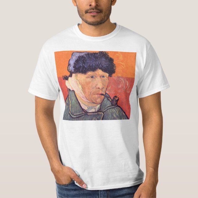 Camiseta Autorretrato con el oído cortado de Vincent van (Anverso)