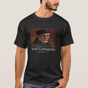 Camiseta Autorretrato de Paul Gauguin Gráfico Artístico Vin