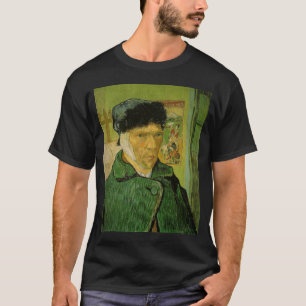 Camiseta autorretrato de Van Gogh con el oído vendado un