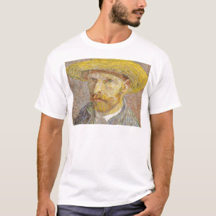 Camiseta Autorretrato de Vincent van Gogh con arte del