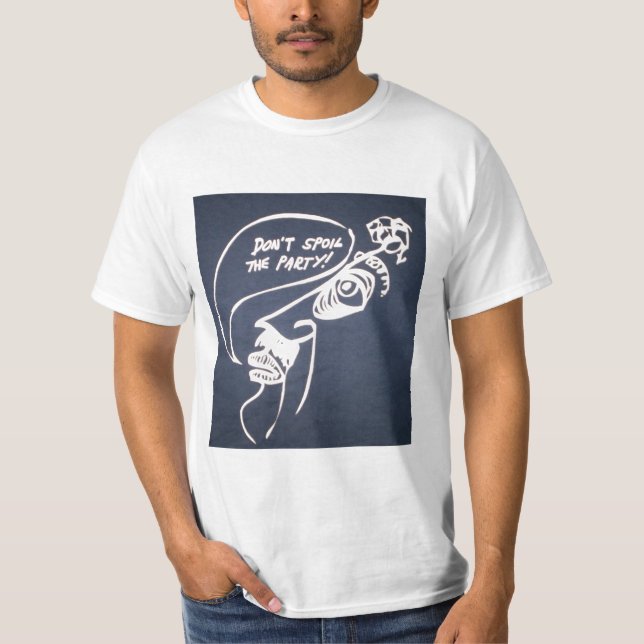 Camiseta autorretrato del vonnegut (Anverso)