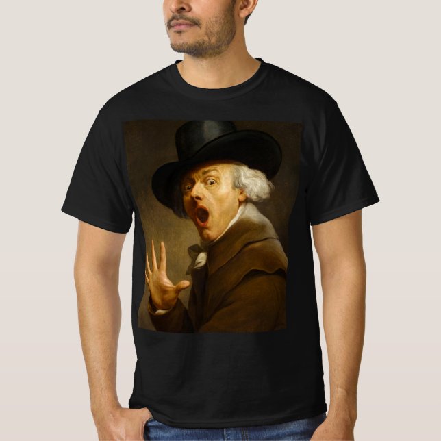 Camiseta autorretrato, la sorpresa de Joseph Ducreux (Anverso)