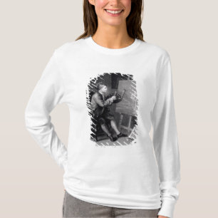 Camiseta Autorretrato que pinta la musa cómica