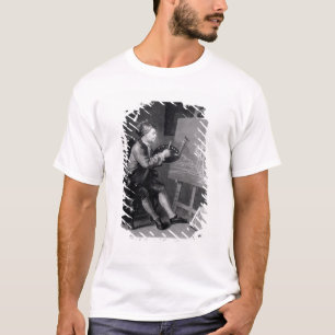 Camiseta Autorretrato que pinta la musa cómica