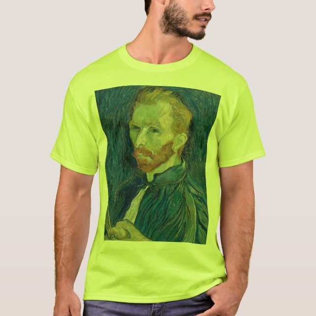 Camiseta Autorretrato Vincent van Gogh 1889 (Anverso)