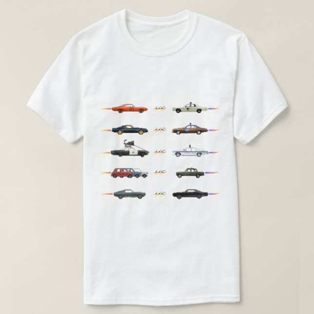 Camiseta autos contra (Diseño del anverso)