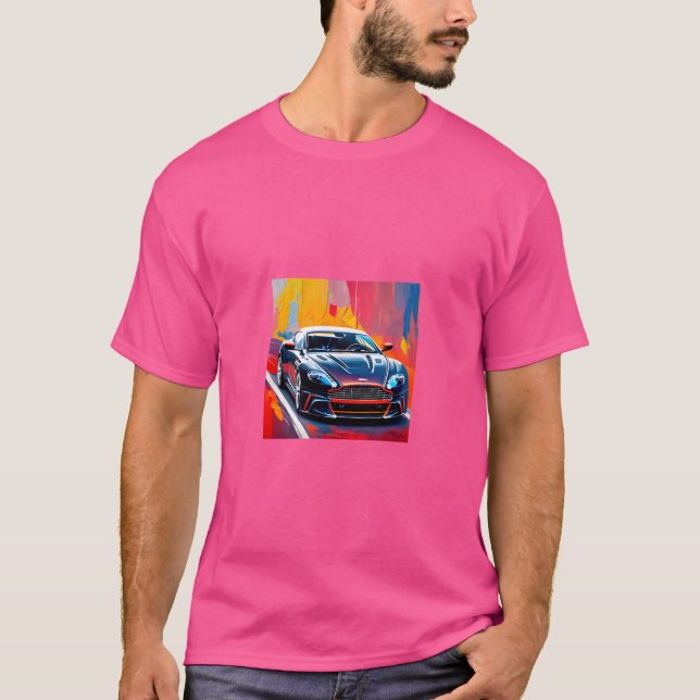 Camiseta Autos deportivos (Anverso)