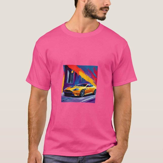 Camiseta Autos deportivos (Anverso)
