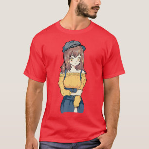 Camiseta Autumn  Anime Otaku Girl Aesthetic Japan Culture A
