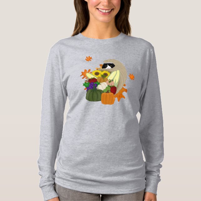 Camiseta Autumn Cornucopia Long Sleeve T-Shirt (Anverso)