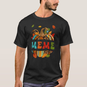 Camiseta Autumn Fall Outfit Meme Agradecido Agradecimiento