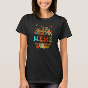 Camiseta Autumn Fall Outfit Meme Agradecido Agradecimiento