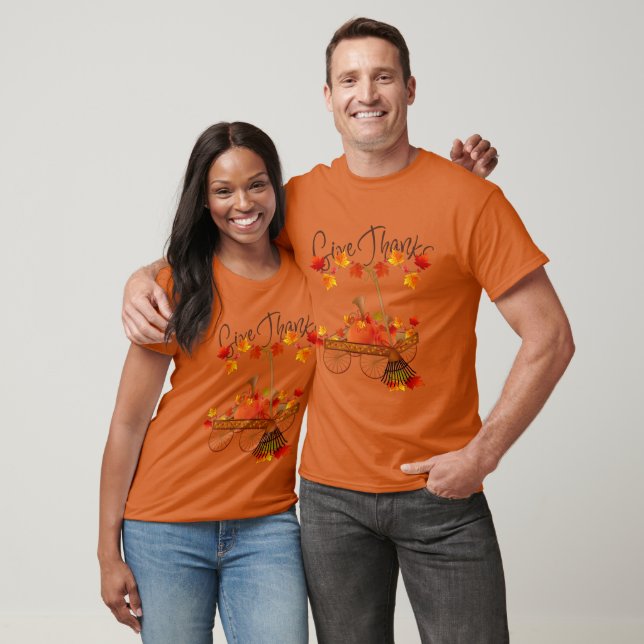 Camiseta Autumn Give Gracias (Unisexo)