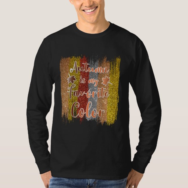 Camiseta Autumn is my favorite color (Anverso)