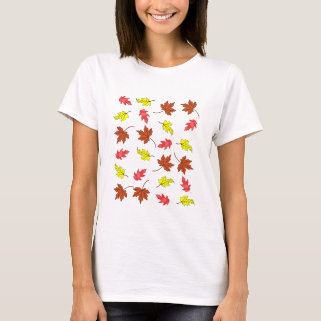 Camiseta Autumn Leaves Colourfull (Anverso)