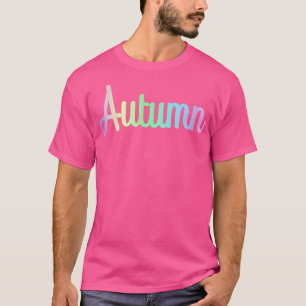 Camiseta AUTUMN Minimalista Novedad divertida de la llanura