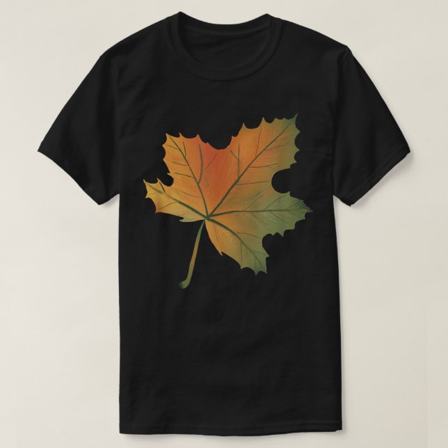 Camiseta Autumn Park Maple Leaf (Diseño del anverso)