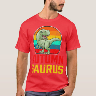 Camiseta Autumn Saurus Family Reunion Apellido Team Funny