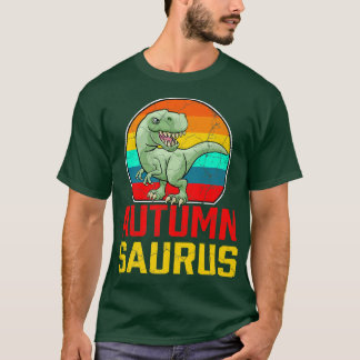 Camiseta Autumn Saurus Family Reunion Apellido Team Funny