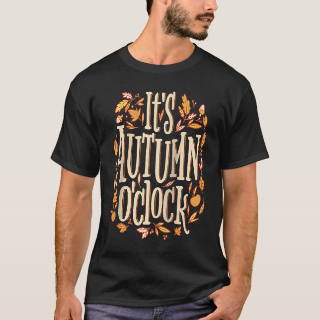 Camiseta Autumn Season Fall Beautiful Nature Raglan Basebal (Anverso)