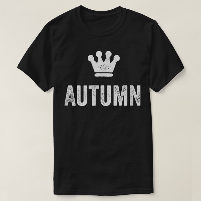 Camiseta Autumn the QueenCrown & Name DesignWomen Called Au (Diseño del anverso)