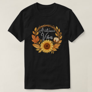 Camiseta Autumn Vibes Sunflower