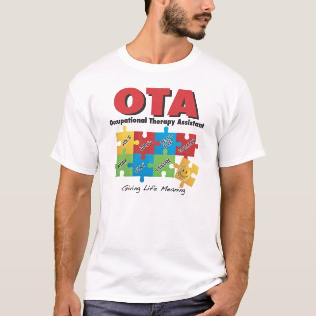 camiseta auxiliar 2XL de la terapia profesional (Anverso)
