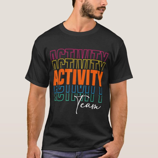 Camiseta Auxiliar de Actividades Cuadrados Profesionales Se (Anverso)