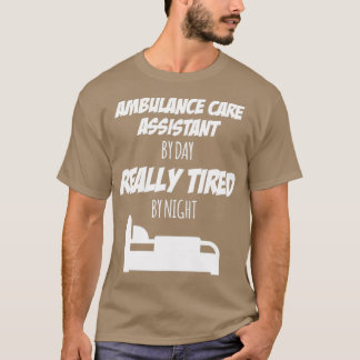 Camiseta Auxiliar de Ambulancia Trabajo Diversión Regalo po
