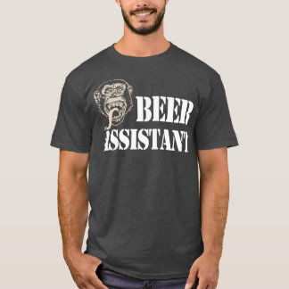 Camiseta Auxiliar de Cervezas de Garaje de Mono de Gas