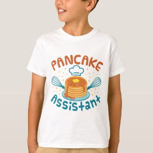 Camiseta Auxiliar de crepes Cute Pancakes Pancakes Maker Ki