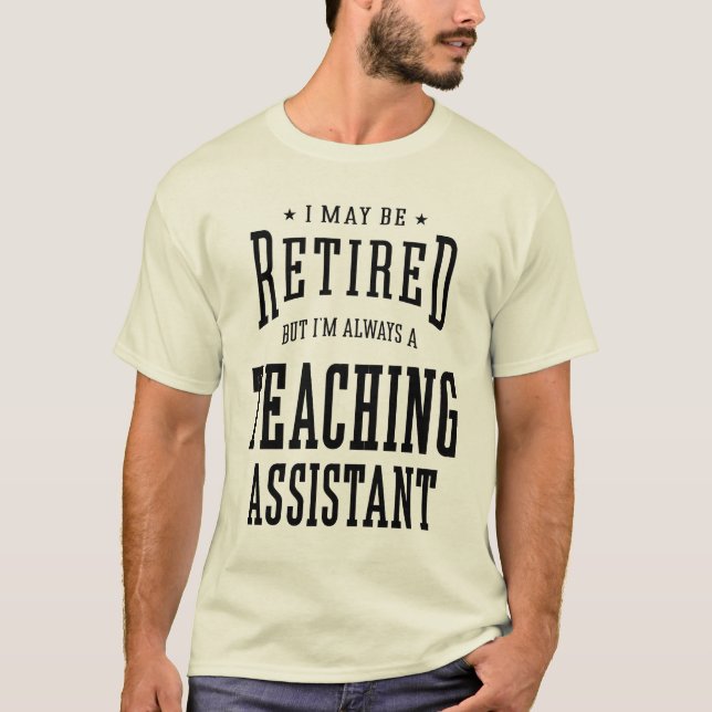 Camiseta Auxiliar de docencia regalo Gracioso cargo (Anverso)