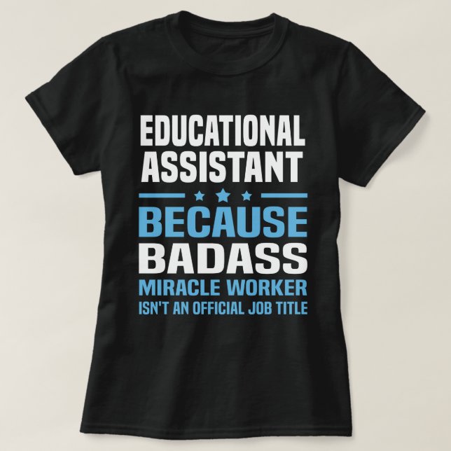 Camiseta Auxiliar de Educación (Diseño del anverso)
