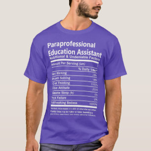 Camiseta Auxiliar de educación paradoprofesional en nutrici