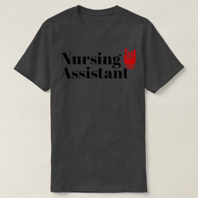 Camiseta Auxiliar de Enfermería (Diseño del anverso)