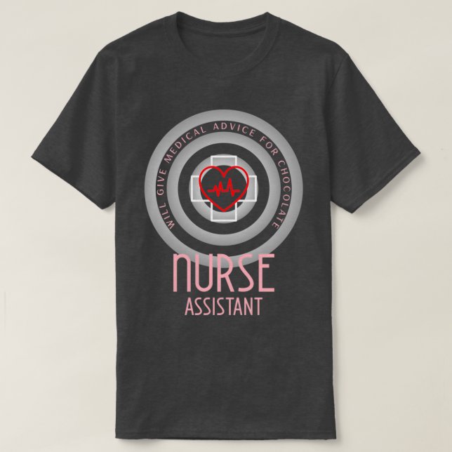 Camiseta Auxiliar de enfermería 1 (Diseño del anverso)