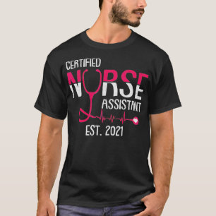 Camiseta Auxiliar de Enfermería Certificado Est 2021 Ayuda