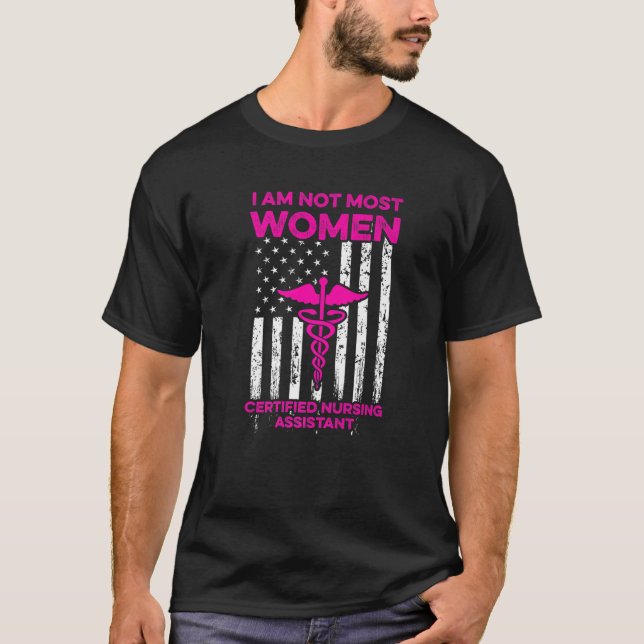 Camiseta Auxiliar de Enfermería certificado por la mayoría  (Anverso)