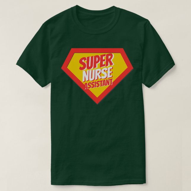 Camiseta Auxiliar de enfermería Regalos Superenfermera Auxi (Diseño del anverso)