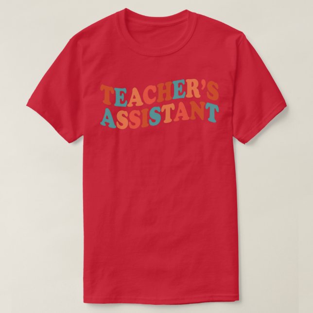 Camiseta Auxiliar de Enseñanza Profesora Auxiliar (Diseño del anverso)
