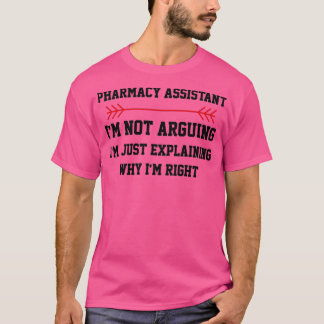 Camiseta Auxiliar De Farmacia No Argumenta
