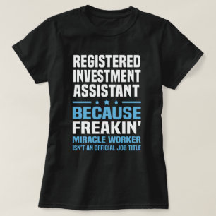 Camiseta Auxiliar de Inversiones Registrado