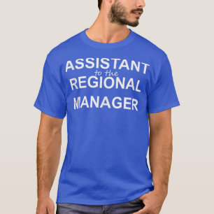 Camiseta Auxiliar de la Oficina de Funny Manager Regional